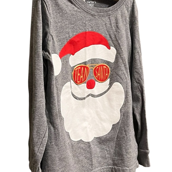 Boys Team Santa Grey Long Sleeve Shirt - Picture 3 of 5